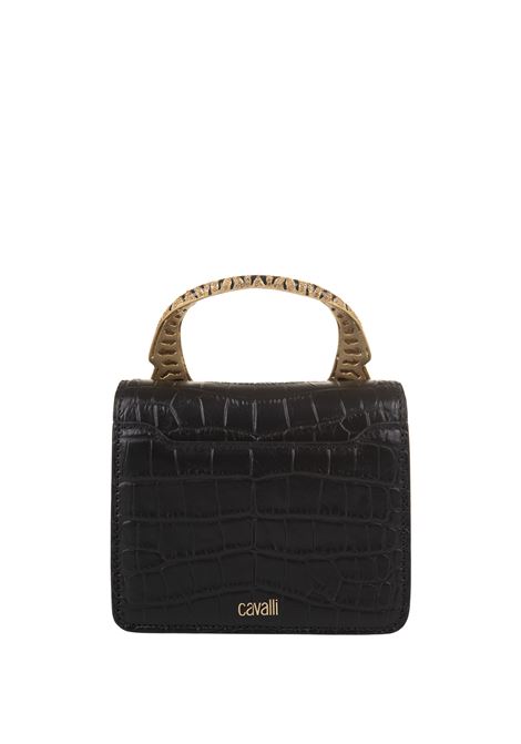Borsa a Spalla Roar Piccola Nera Con Tigri Gioiello ROBERTO CAVALLI | SKB025-PZ97505051